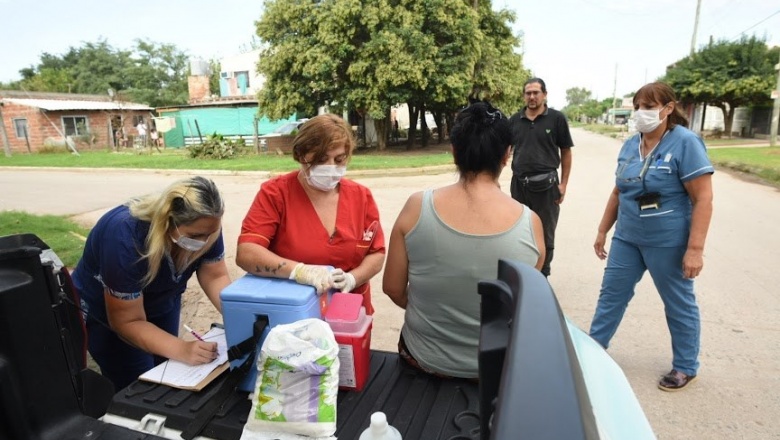 Comenzó la vacunación antigripal en los barrios de Varela
