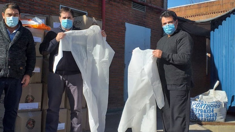 Entrega de insumos de protección al Hospital Mi Pueblo