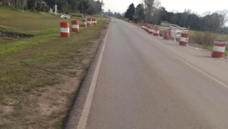 Se realizan las obras en la Ruta 53 en La Capilla