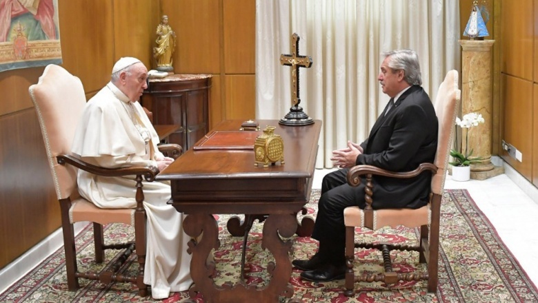 Fernández: "El Papa me expresó su idea de apoyarnos en todo lo que pueda"