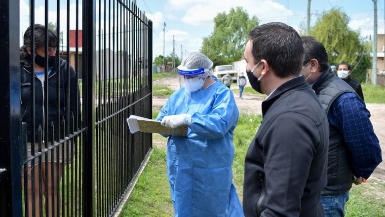 Watson supervisó el operativo socio-sanitario en San Jorge