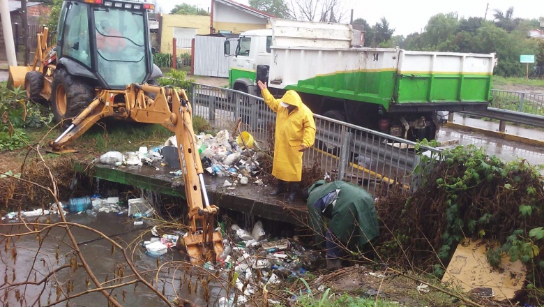 Tareas preventivas y de limpieza durante las lluvias