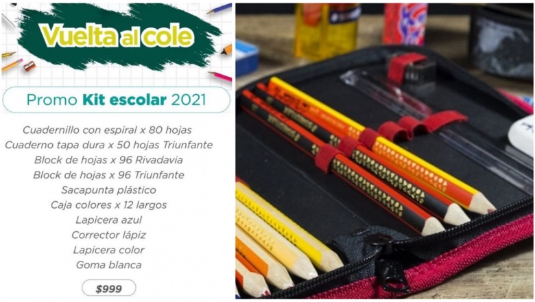 Mercado Activo: Kit escolar, a 999 pesos en librerías de Varela