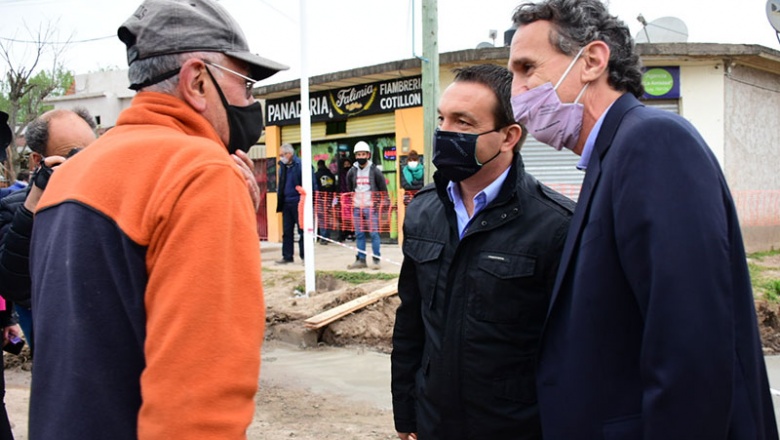 Watson y Katopodis supervisaron progresos en el plan de obras para Florencio Varela