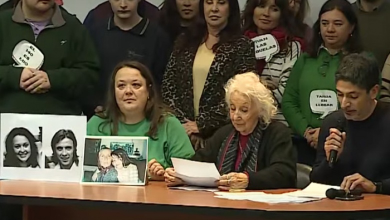Abuelas anunció la restitución del nieto 140
