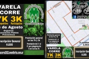 Varela Corre: carrera de 7K el 14 de agosto en Santo Tomás y Villa del Plata
