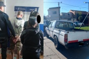 Anillo digital en Varela: dos detenidos que circulaban en un auto robado