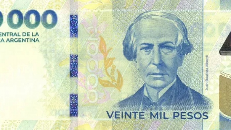 Este es el nuevo billete de 20 mil pesos y sus estrictas medidas de seguridad