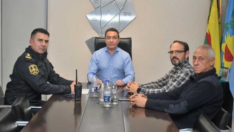 Watson se reunió con el nuevo Jefe de la Policía de Varela