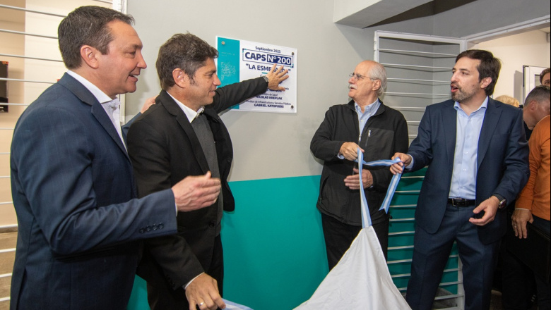 Inversión en Salud: Watson y Kicillof inauguraron el Centro de Atención Primaria en La Esmeralda