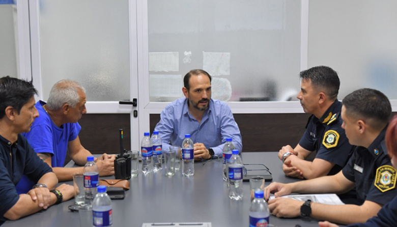 Reunión de seguridad para fortalecer la prevención del delito