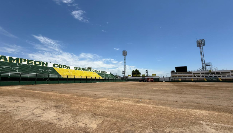Defensa y Justicia avanza con las obras en el estadio Tito Tomaghello