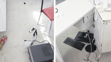 Mujer provoca destrozos en el área pediátrica del Hospital Mi Pueblo