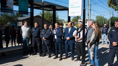 El Municipio inauguró un Punto Seguro en San Rudecindo