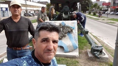 Roban bolso con cartas a un veterano de Malvinas