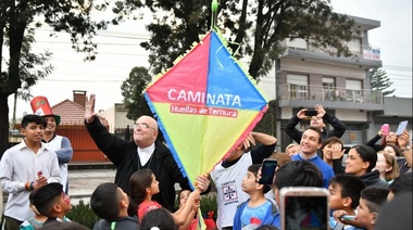 Se realizó la caminata “Huellas de ternura” en Florencio Varela