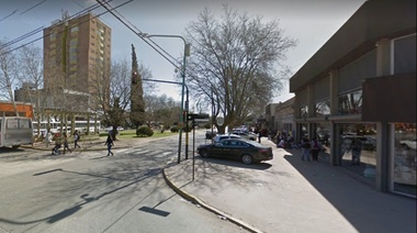 Desvío en Av. San Martín, entre Alem y 9 de Julio, por obras del Metrobus