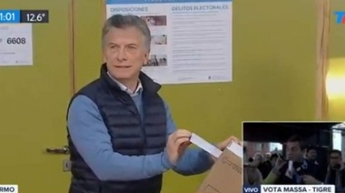 Votó Macri:"Nosotros creemos en continuar esta reforma de la Argentina"