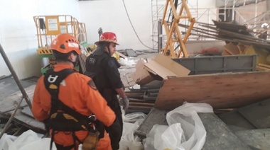 Derrumbe en el aeropuerto de Ezeiza: el obrero muerto era de Varela