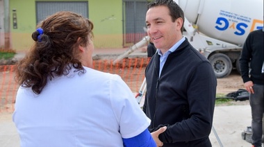 Obras en los alrededores de la escuela 68