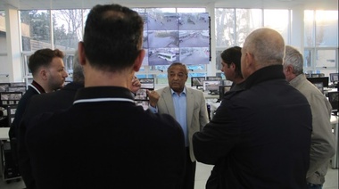 Comerciantes del distrito conocen el Centro de Protección Ciudadana