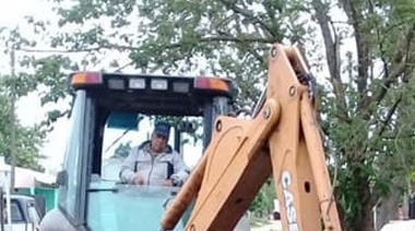 Ingeniero Allan: trabajos de prevención de anegamientos en El Parque