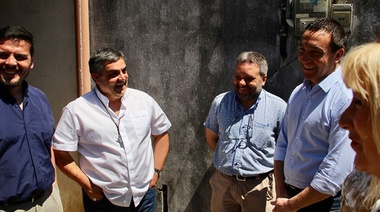 Andrés Watson recorrió el futuro hogar “Papa Francisco”