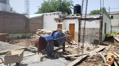 Obras de ampliación en el Jardín Municipal N´11 del barrio Chacabuco