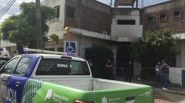 Incendio en el edificio de Desarrollo Social de Varela