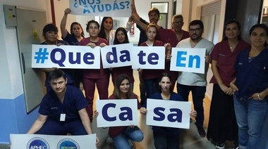 Argentina Aplaude: convocatoria para apoyar a médicos y enfermeros