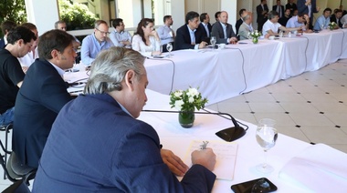 Alberto Fernández mantuvo reunión con intendentes del AMBA