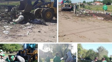 Se refuerzan trabajos de sostenimiento de espacio público 