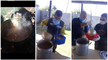 Ollas populares y locros en barrios de Varela para el 1 de mayo