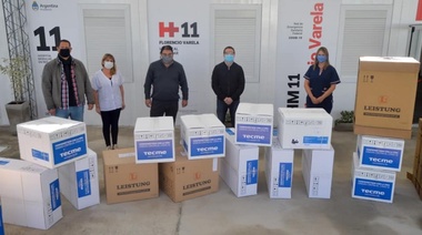 Llegaron 10 nuevos respiradores para el Hospital de Emergencia en Varela