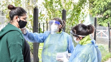 Operativo de detección Coronavius en Presidente Perón 