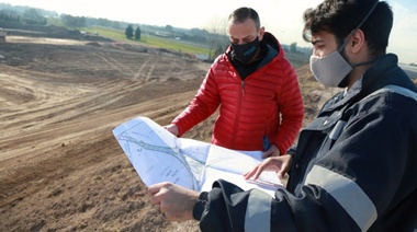 Se reanudan las obras que conectan la Ruta 53 con la Autovía 2