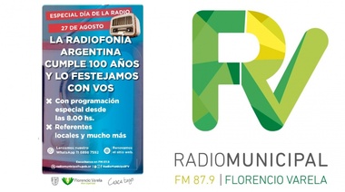 La radio cumple 100 años y se celebra en Florencio Varela