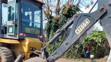 Obras y servicios públicos en diferentes barrios 