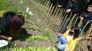 “Huertas Varelenses” en instituciones del distrito 