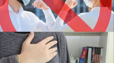 No más codito: La OMS propone llevarse la mano al corazón como nueva forma de saludar con seguridad