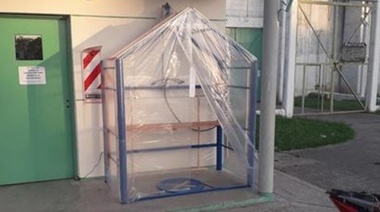 Internos del Penal de Varela donaron una cabina satinizante a una escuela