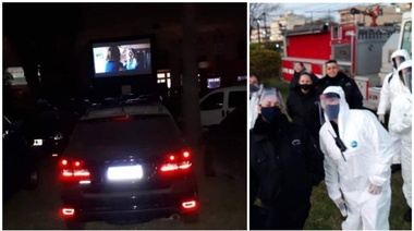 Bomberos Voluntarios inauguraron el primer autocine en Varela