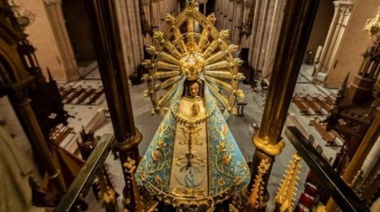 El intendente Watson siguió la trasmisión de la Misa Central tras la peregrinación virtual a Luján