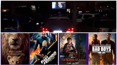 ¿Qué películas van a dar en el autocine de los Bomberos de Varela?