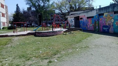 Ingeniero Allan: trabajos de higiene urbana en establecimientos educativos