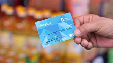 La tarjeta Alimentar no necesita inscripción