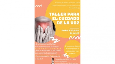 Taller gratuito para el cuidado de la voz en el Hospital Mi Pueblo