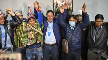 Watson felicitó a Arce y a Evo Morales por el triunfo en las elecciones presidenciales en Bolivia