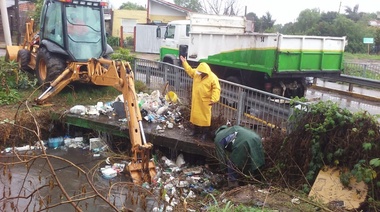 Tareas preventivas y de limpieza durante las lluvias