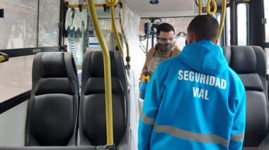 Inspección y desinfección de colectivos